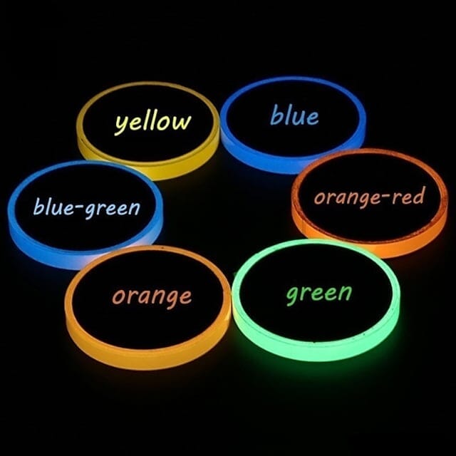 6-Pack: UV Gaffer Fluorescent Party Tape Blacklight Reactive Glow In The Dark Tape