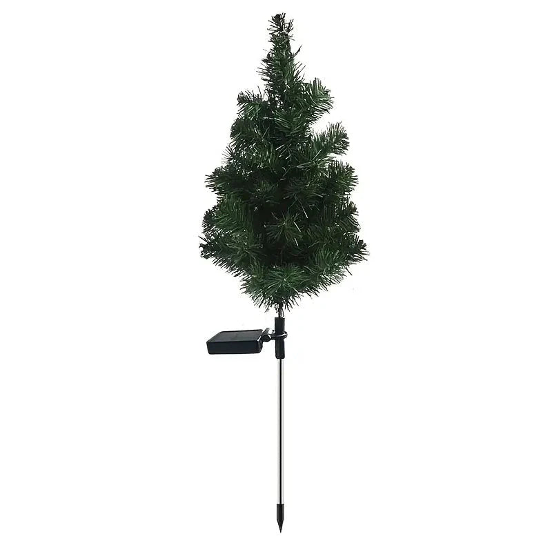 2-Pack: Waterproof Solar Christmas Tree LED Light