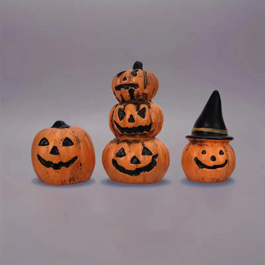 3-Piece: Halloween Pumpkin Decorations