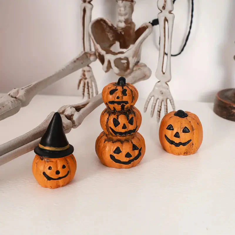 3-Piece: Halloween Pumpkin Decorations