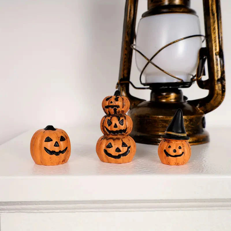 3-Piece: Halloween Pumpkin Decorations