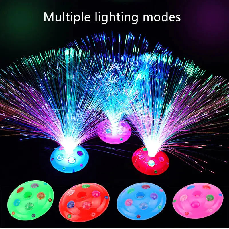 4-Pack: 8 Modes LED Fiber Optic Lights