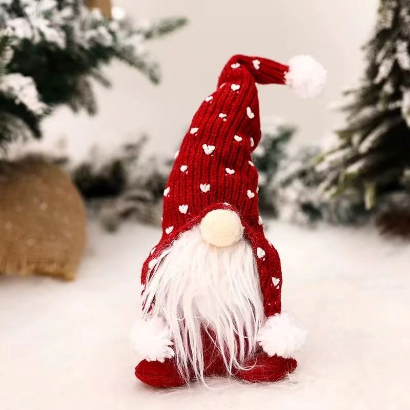 5-Pack: Christmas Gnome Plush Doll