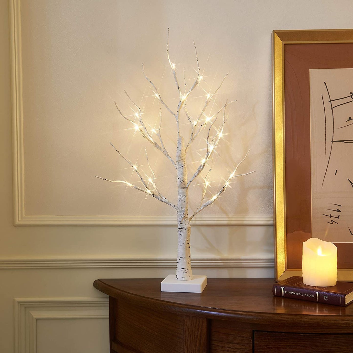 LED Christmas Birch Home Lights