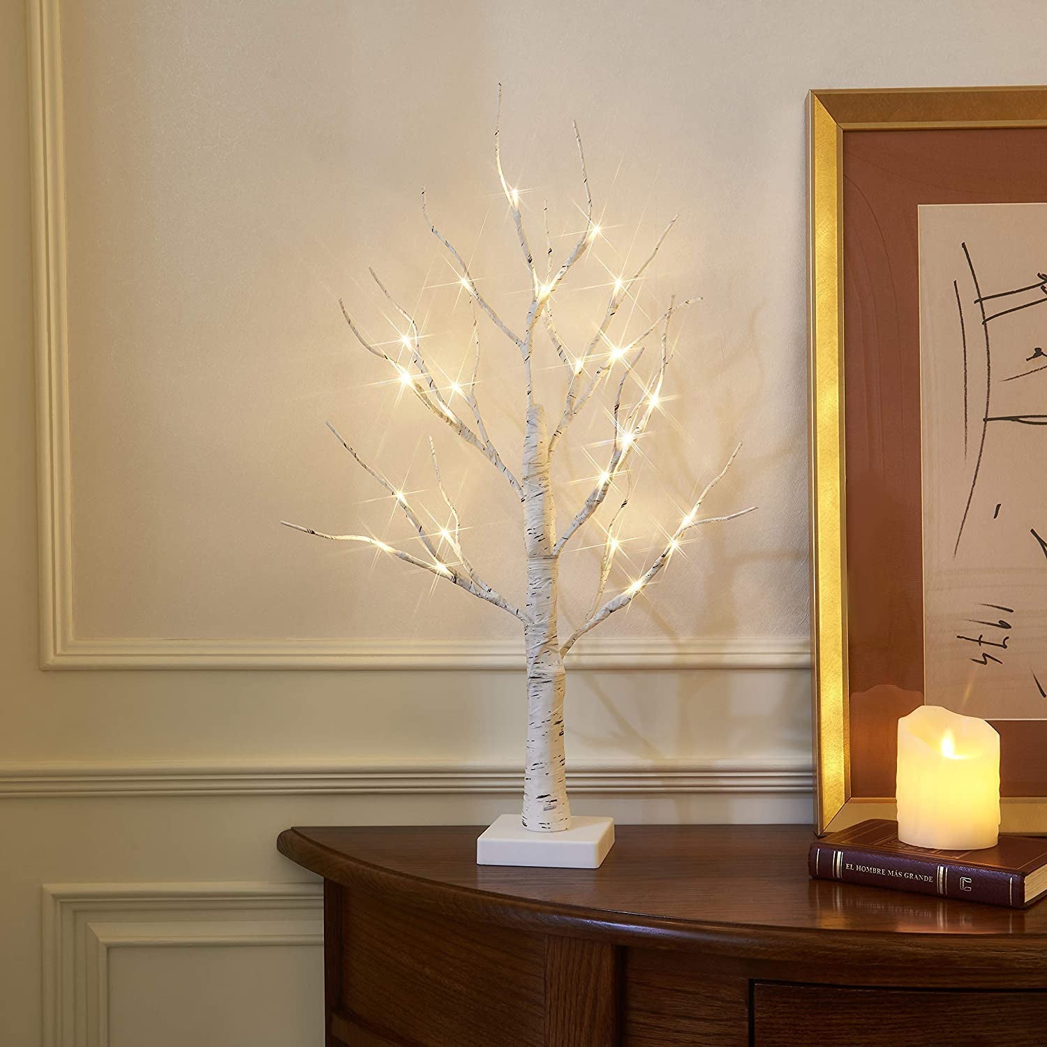 LED Christmas Birch Home Lights