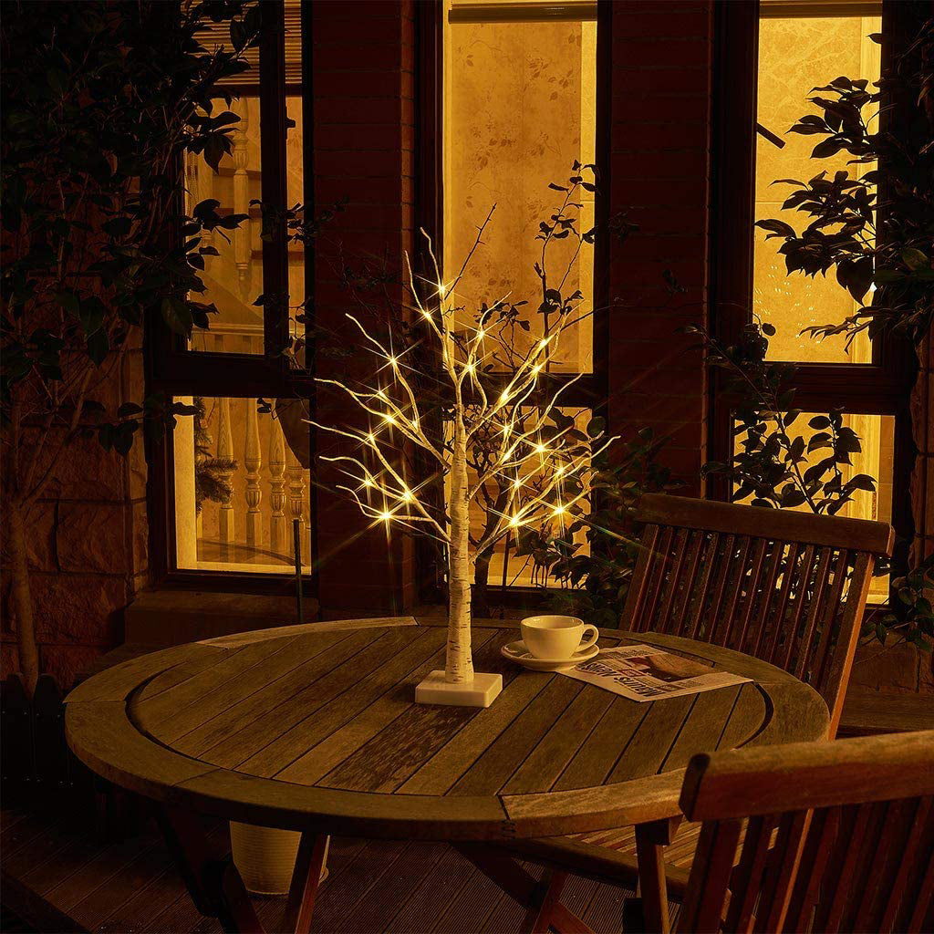 LED Christmas Birch Home Lights